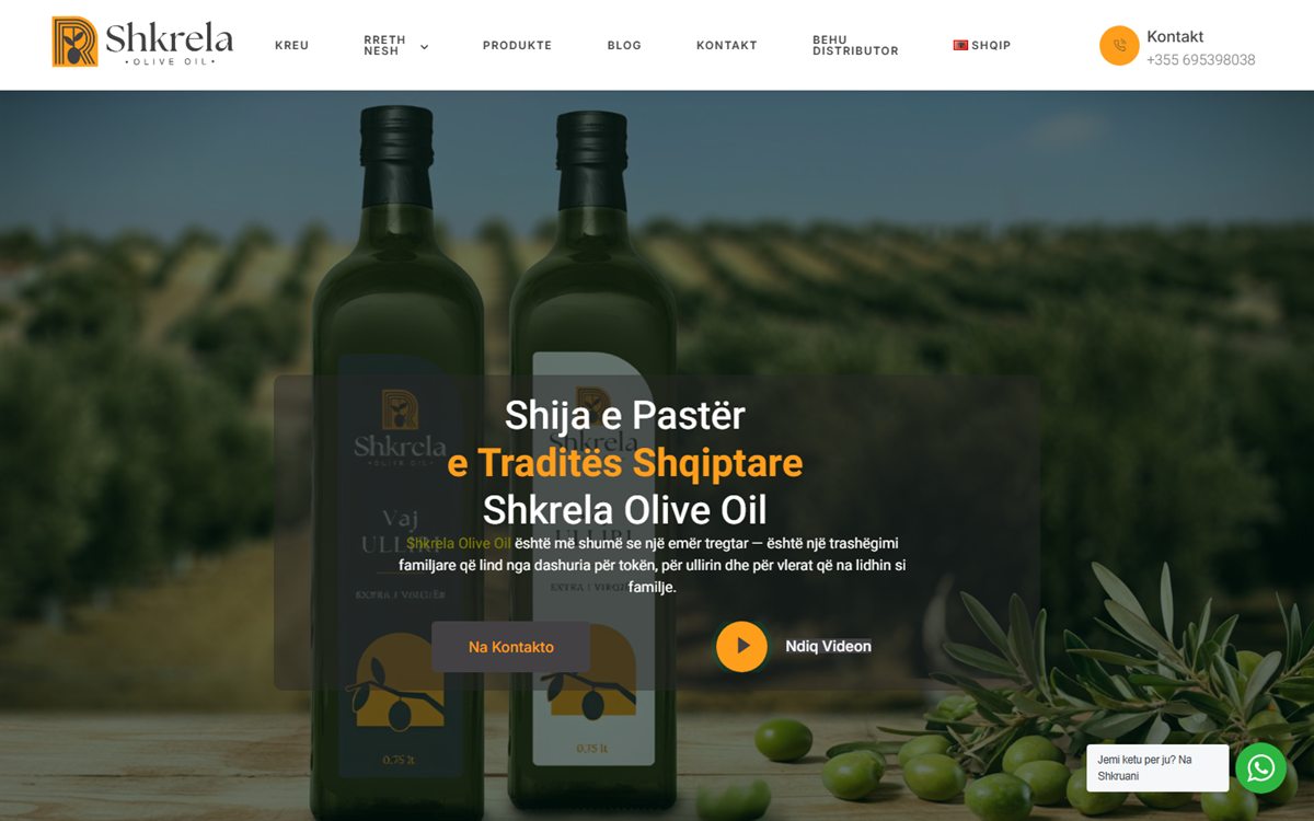 Shkrela Olive Oil